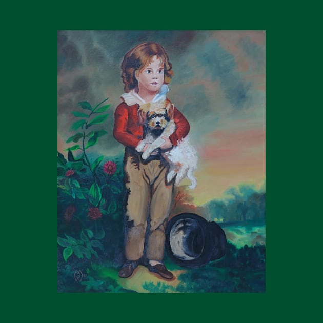 Chums, French Boy with Dog by Matt Starr Fine Art