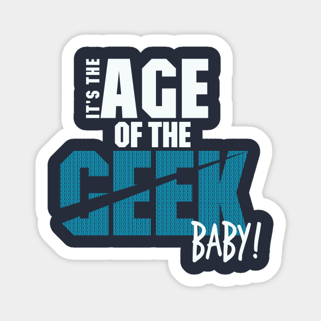 Age Of The Geek Tv Show Autocollant Teepublic Fr