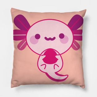 cute axolotl Pillow