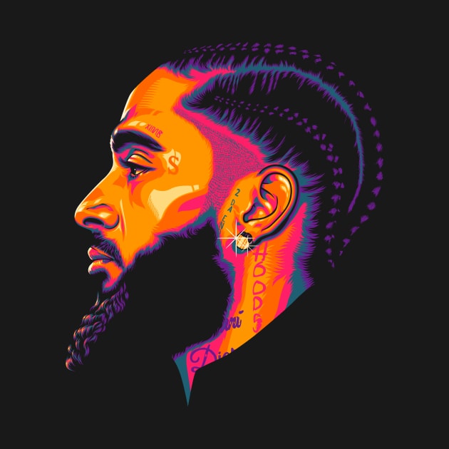 Nipsey Hussle by lazartemarjun