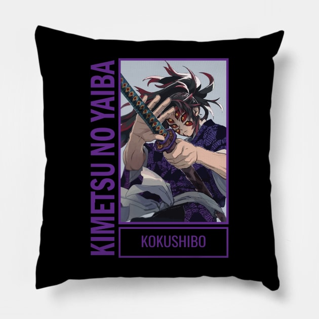 Kokushibo - Demon Slayer Pillow by Buggy D Clown