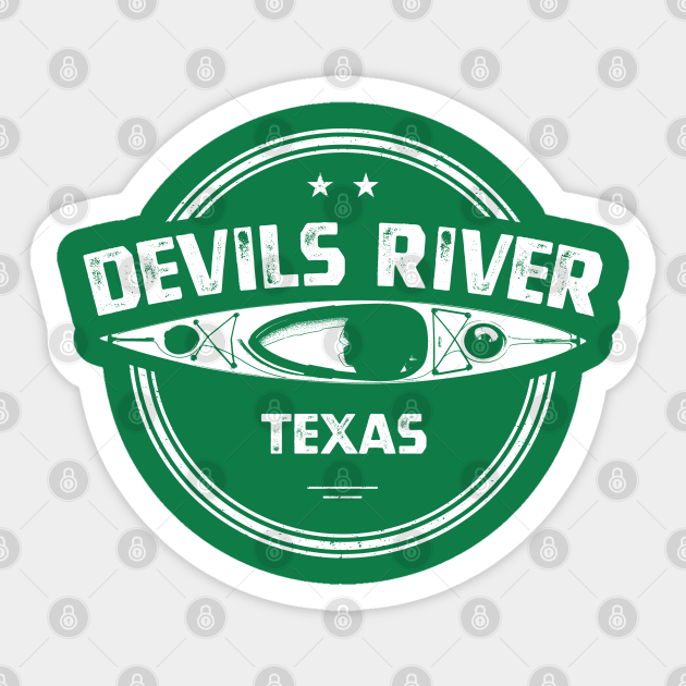 Devils River Texas Kayaking - Devils River - Sticker