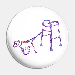 Dog walker Pin