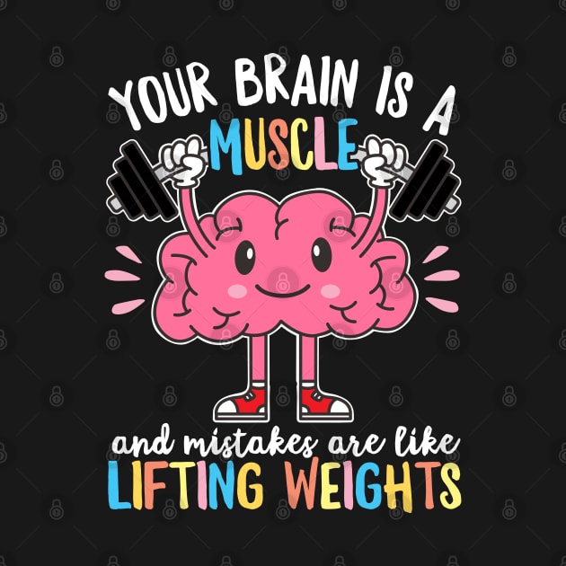 Your Brain Is a Muscle by DetourShirts