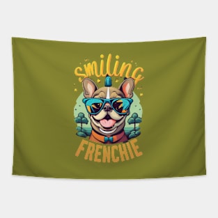 Smiling Frenchie Tapestry