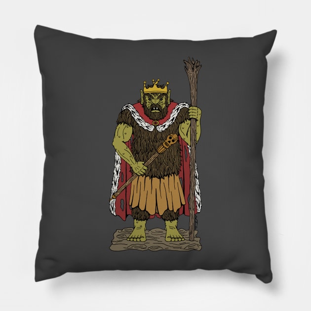 King Troll Pillow by AzureLionProductions