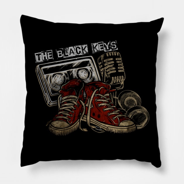 the black keys Pillow by matursuwunje