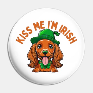 Kiss Me I'm Irish Pin