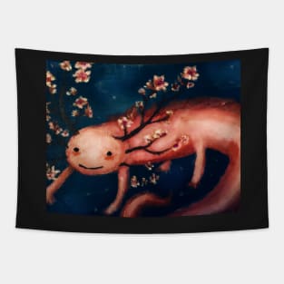 Sakura-lotl (sakura axolotl) Tapestry