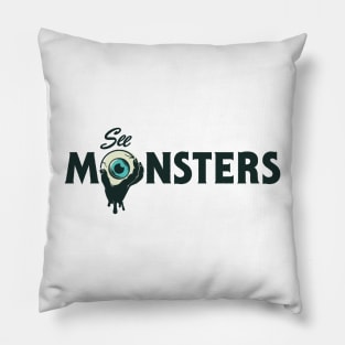 See Monsters Main Logo Pillow