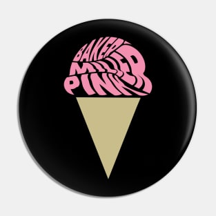 Baker Miller Pink Ice Cream Pin