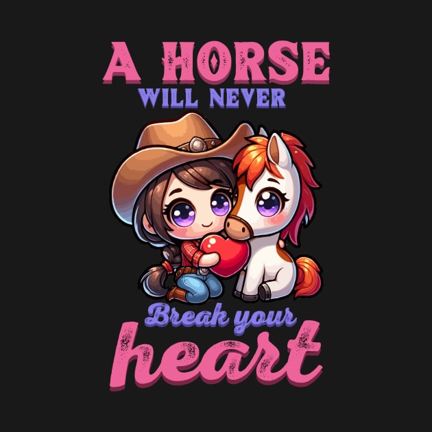 A Horse Will Never Break Your Heart I Horse Fan by biNutz