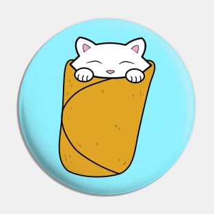 Purrito, Cute cat Burrito Pin