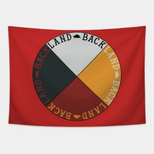 Land back Tapestry