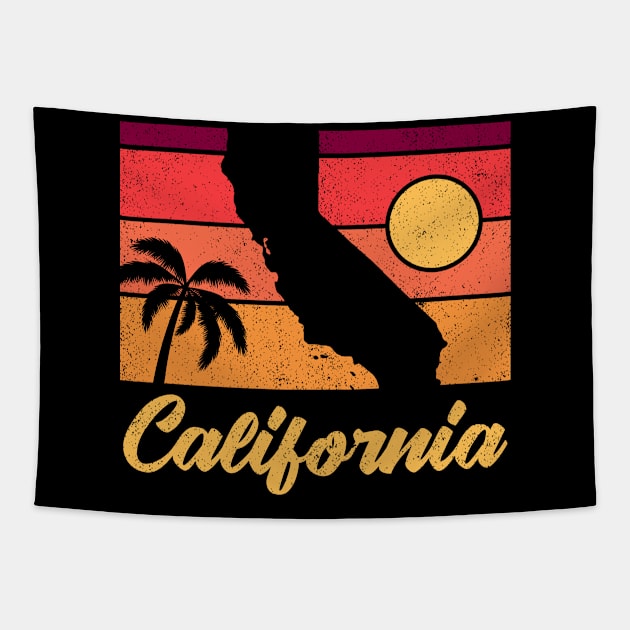 California Vintage Tapestry by Sachpica