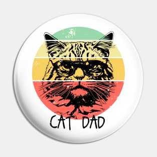 Retro Cat Ded Pin