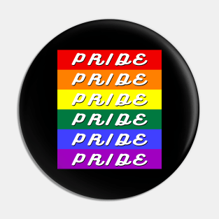 Rainbow flag Gay Pride Pin