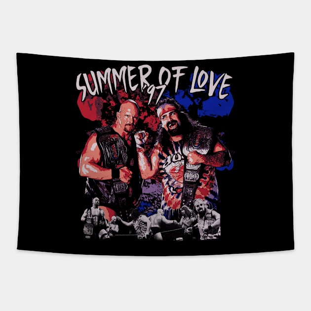 Summer Of Love 97 Tapestry by WithinSanityClothing