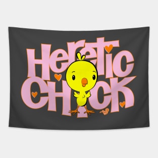 HERETIC CHICK by Tai's Tees Tapestry