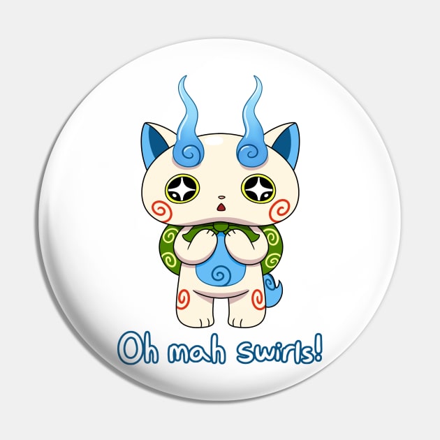 Yo-kai Watch Komasan Pin by Fluffstuff