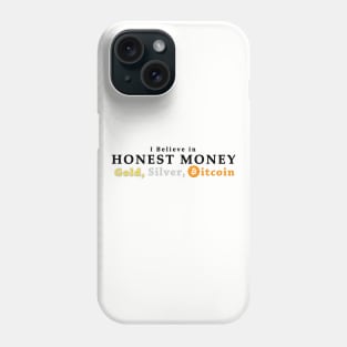 Gold Silver and Bitcoin Phone Case