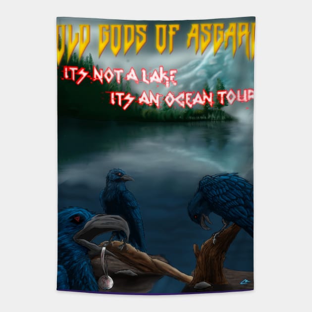 It’s Not A Lake, It’s An Ocean Tour Tapestry by JebMiao