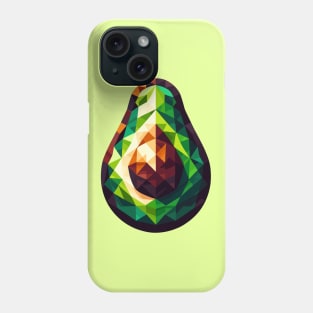 Abstract Geometric Avocado - Color Design Phone Case