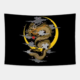 Gold Dragon Tapestry