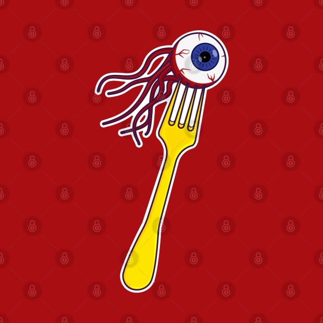Creepy Eyeball on Fork by Hixon House