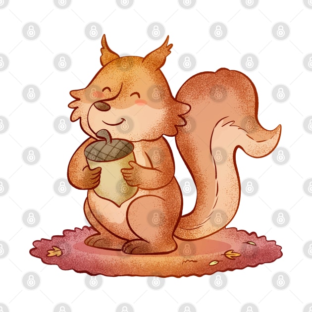 Squirrel Nut Happy by Mako Design 