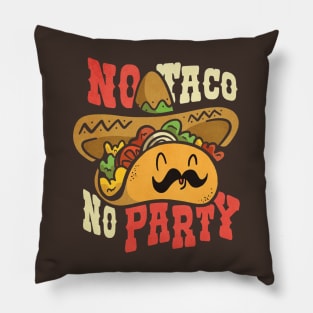 Dabbing Taco Cinco De Mayo Funny Boys Men Mexican Food Dab Pillow