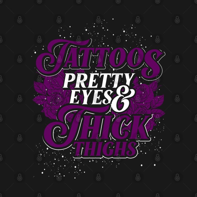Tattoos Pretty Eyes by ShirtsShirtsndmoreShirts