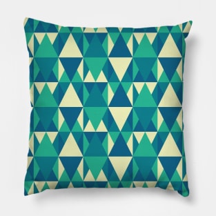 Forest Green Abract Pattern Pillow