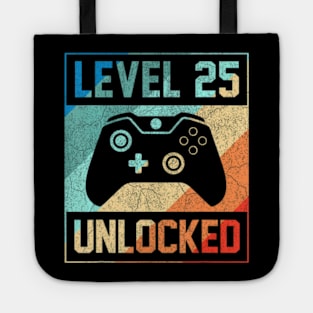 Level 25 Video 25th Birthday Tote