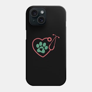 Love Veterinary Medicine Vet Tech Vet Med Veterinarian Phone Case