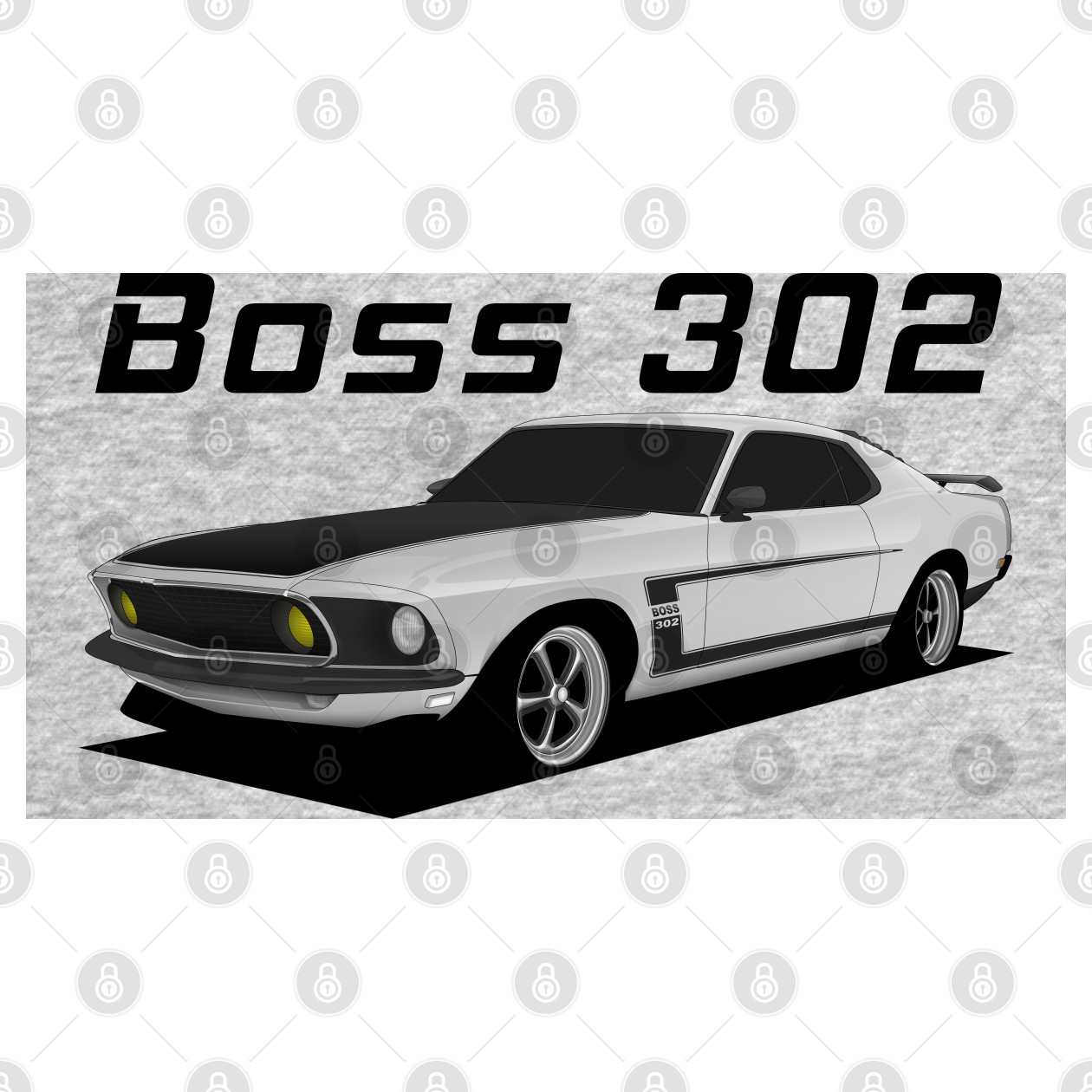 White Boss 302 - Boss 302 - Baseball T-Shirt | TeePublic