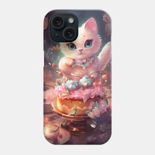 Cute Dessert Kitty Phone Case