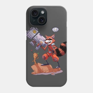 Bad raccoon Phone Case