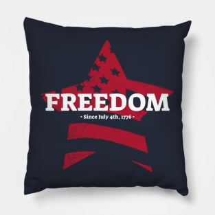 freedom since july 4th 1776 Pillow