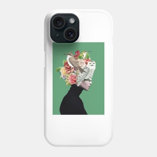 Lady with Birds(portrait) 2 Phone Case