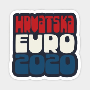 Hrvatska / Euro 2020 Football Fan Design Magnet