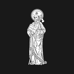 St. James the Pilgrim - black bkg T-Shirt