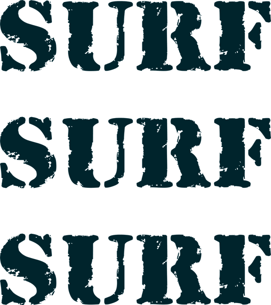 Surf, surf, surf! Kids T-Shirt by Erena Samohai