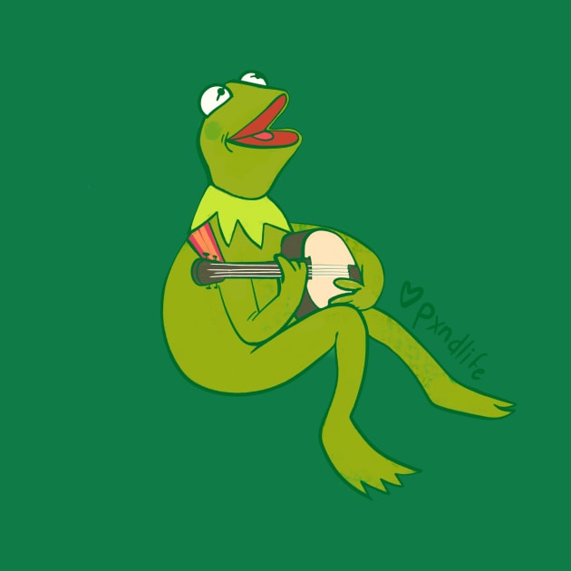 Banjo Kermit by AngelicaNyneave