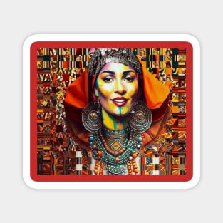 Moroccan Amazigh Beauty V3 Magnet