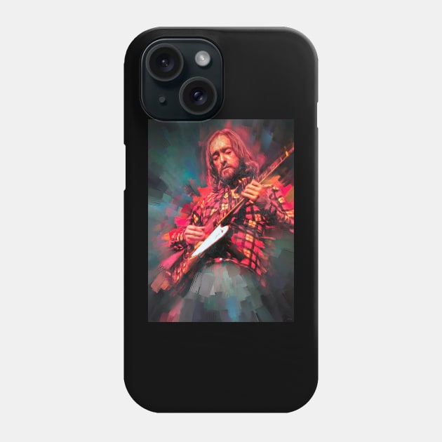 Dave Mason guitar Phone Case by yasminewilbond