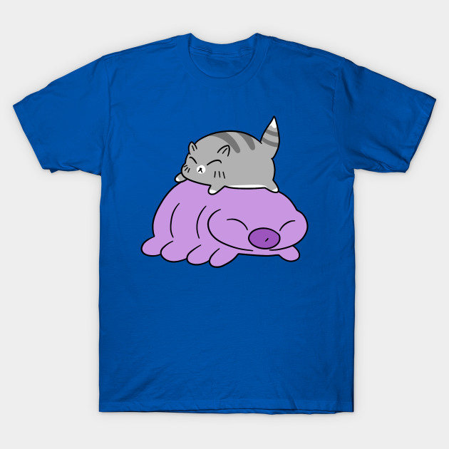 Waterbear And Blue Tabby Cat Waterbear T Shirt Teepublic
