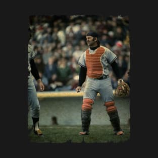 Thurman Munson in New York Yankees T-Shirt