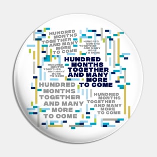 Hundred months together, word cloud Pin