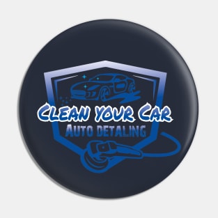 Clean your Car car services Pin